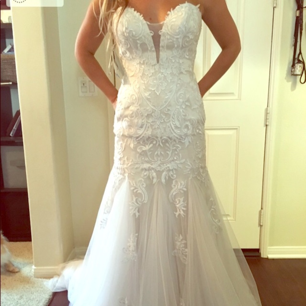 Alfred Angelo sweetheart, A-line, wedding dress